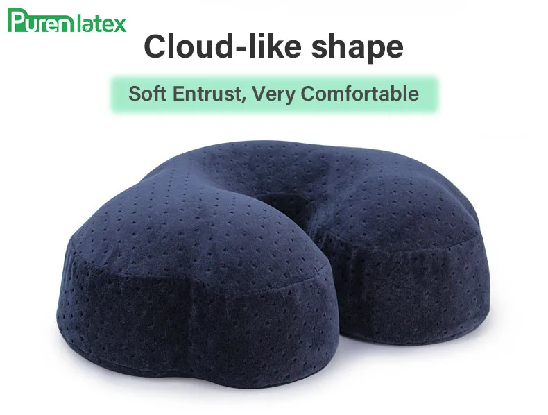 PurenLatex полдень Nap подушка пены памяти спальные подушки ортопедическая Шейная офисный стол школьный стол релиз амортизирующая подставка