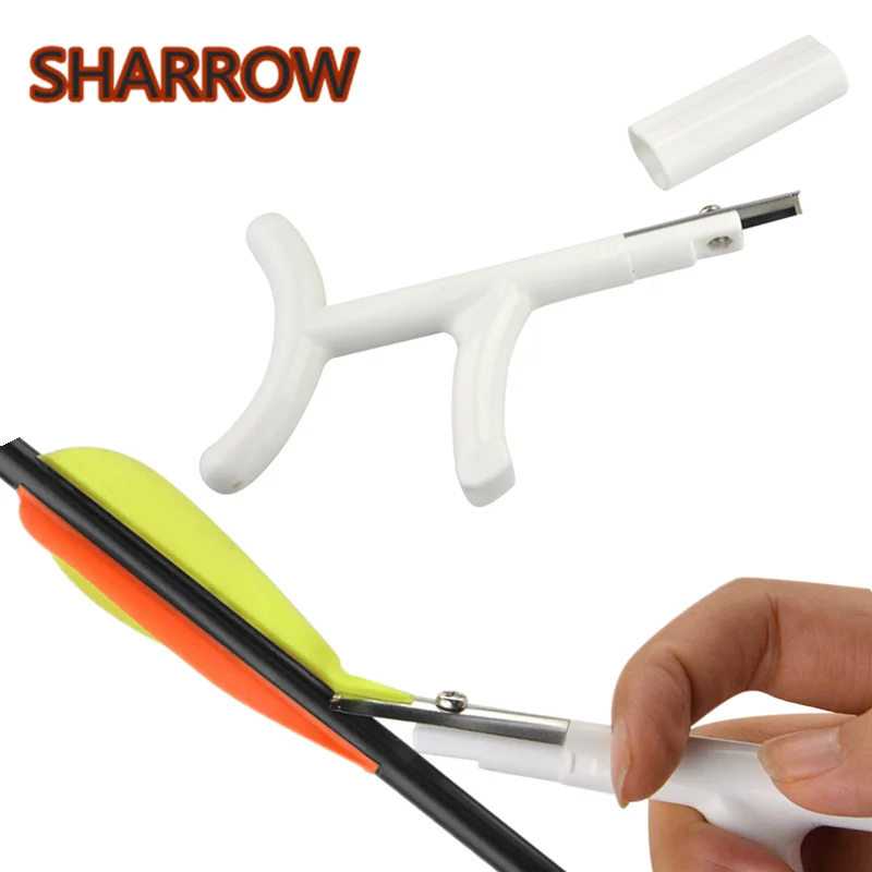 

1pc Archery Arrow Stripper Scraper Vanes Fletching Remover Feather Shovel Glue Wrap DIY Tools Arrow Hunting Shooting Accessories