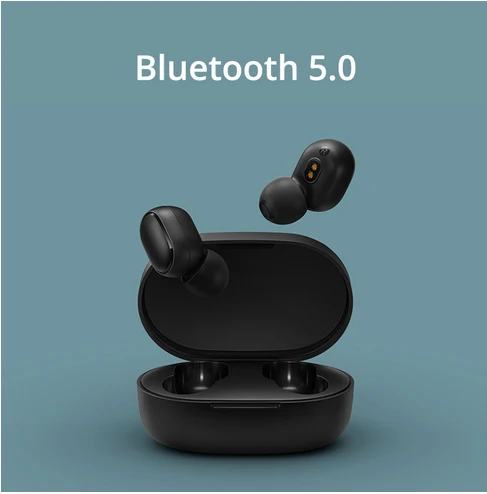 Оригинальные Xiaomi Redmi Airdots беспроводные Bluetooth наушники-капельки со стерео басом Bluetooth 5,0 TWS с микрофоном Handsfree AI control