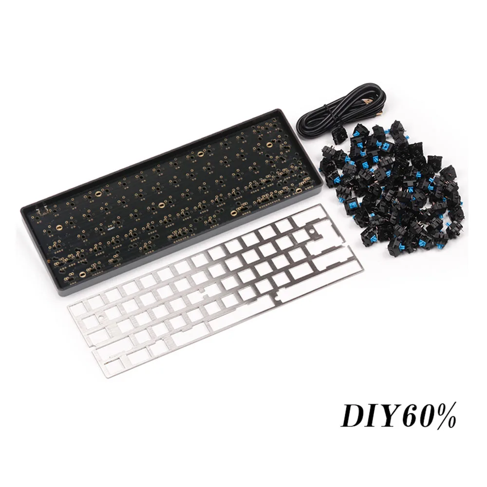 DIY механическая клавиатура 60 раскладных стрелок 64 ключа DZ60 PCB комплект