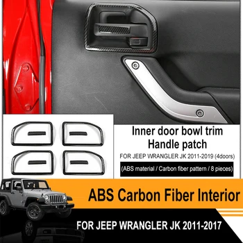 

Fit For Jeep Wrangler JK 2011 2012 2013 2014 2015 2016 2017 Car Interior Modification Accessories Carbon Fiber ABS Hight Quality