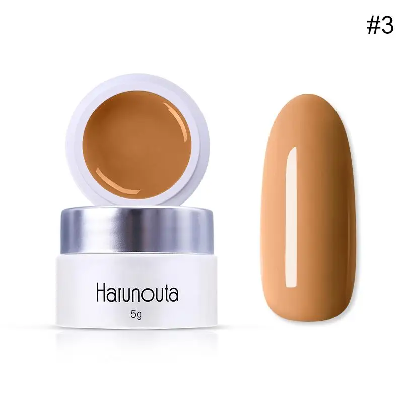 Harunouta, 60 цветов, 5 г, чистый полуперманентный лак, гель Vernis, верхнее покрытие, лак для ногтей, салонный, впитывается, УФ светодиодный, художественный Гель-лак для ногтей - Цвет: 44685-3