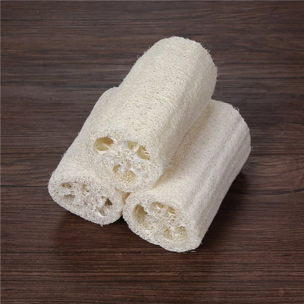 Губка из натуральной люфы Loofah Очищающий скраб для тела Luffa 100% натуральная губка
