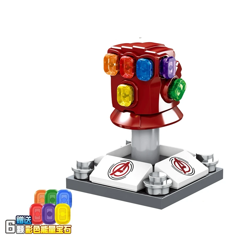 Legoing Marvel Movie Super Heroes ветер вода огонь земля элемент большие фигурки Супергерои строительные игрушки для детей - Цвет: GD212