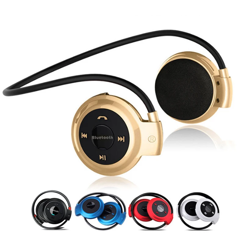 

503 Mini Bluetooth Headphone Handsfree MP3 Player Wireless Stereo Earphone Sport Headset Support TFCard FM Headband Headphones