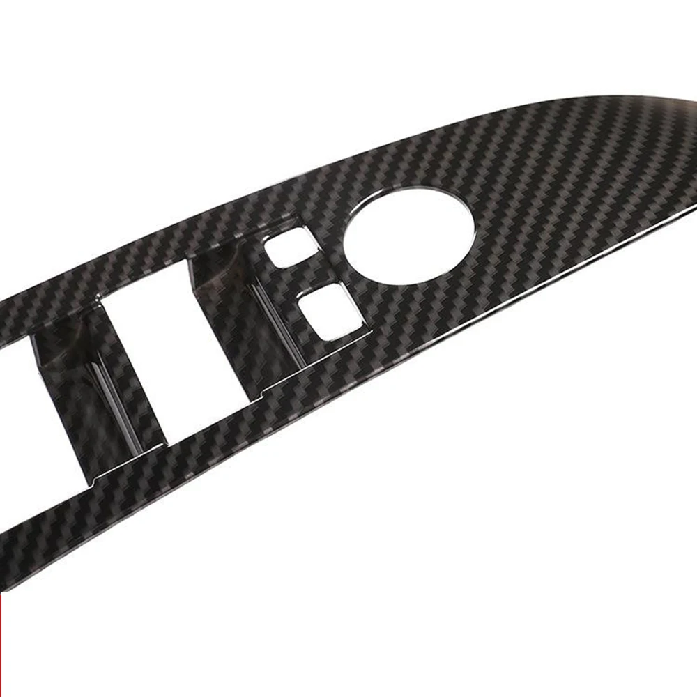 1 комплект интерьера автомобиля из углеродного волокна ABS Window отделка кнопки