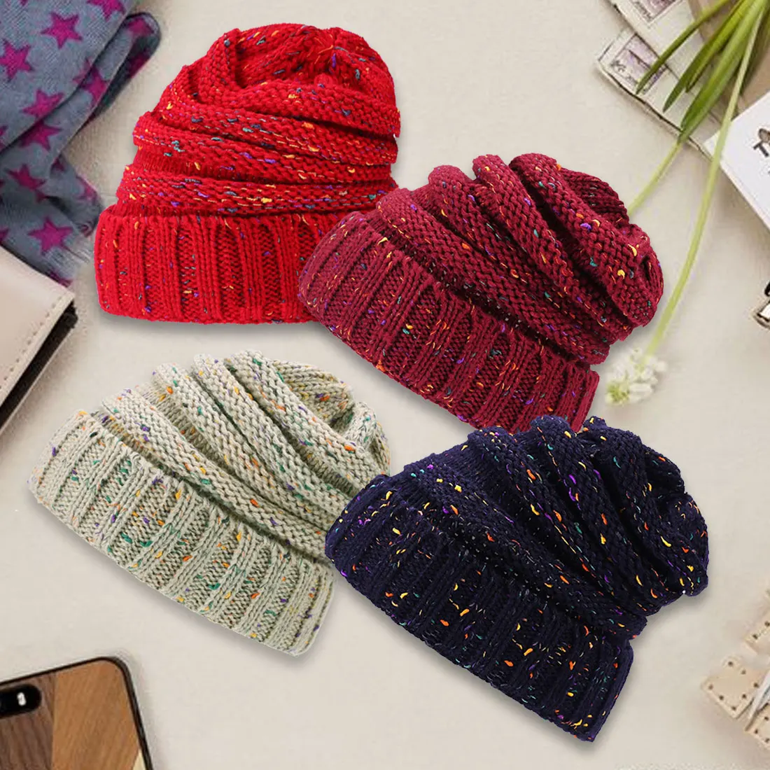 Зимняя шапка, толстые шапки, шапка, шапка для женщин, шапка для девочек, вязаная женская шапка, женские шапки, теплые шапки
