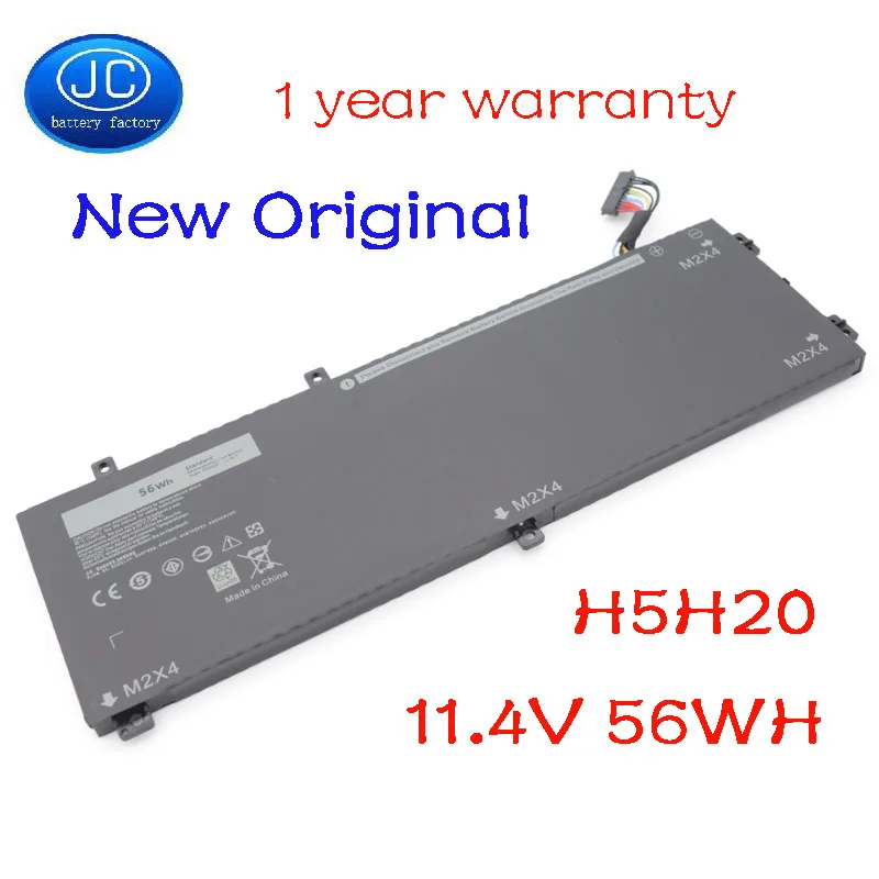 Оригинальный аккумулятор JC H5H20 для ноутбука DELL XPS 15 9560 9570 15-9560-D1845 Precision M5520 5530 62MJV M7R96