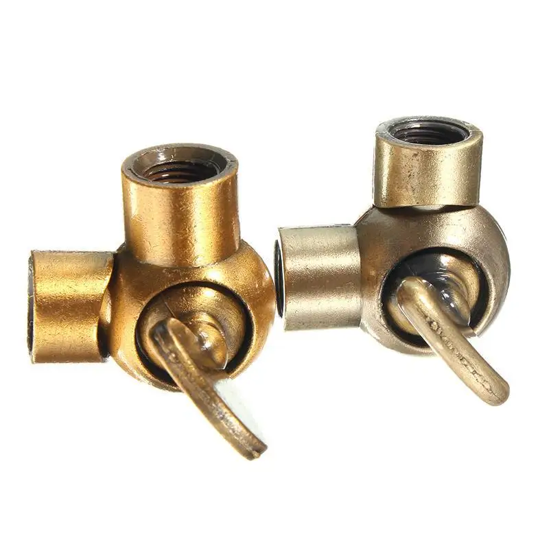 

Small two-way retro lighting wall lamp chandelier accessories universal head metal plating universal head zinc alloy Black