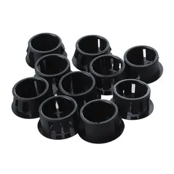 Новые 10 штук черные пластиковые колпачки пробки колпачки давления 16 мм x 20 мм x 10 мм