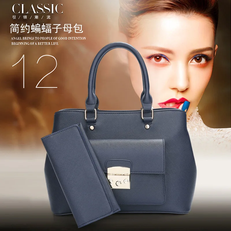 

2019 Autumn New Style Women's Bag Large Bag Fashion Women's Bag Women's Hand Crossbody Bag Composite Bags