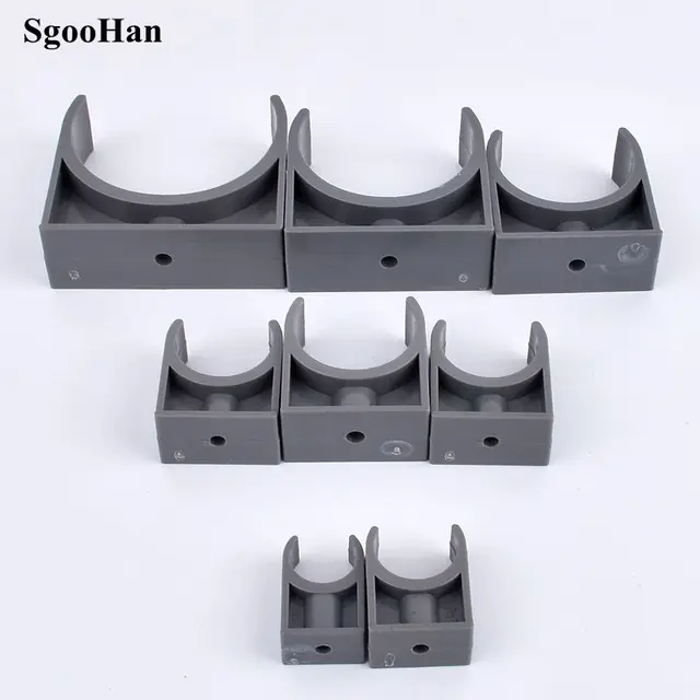 I.D 2075mm PVC Gray Ushaped Pipe Clamp Plastic Clamp Pipe Holder