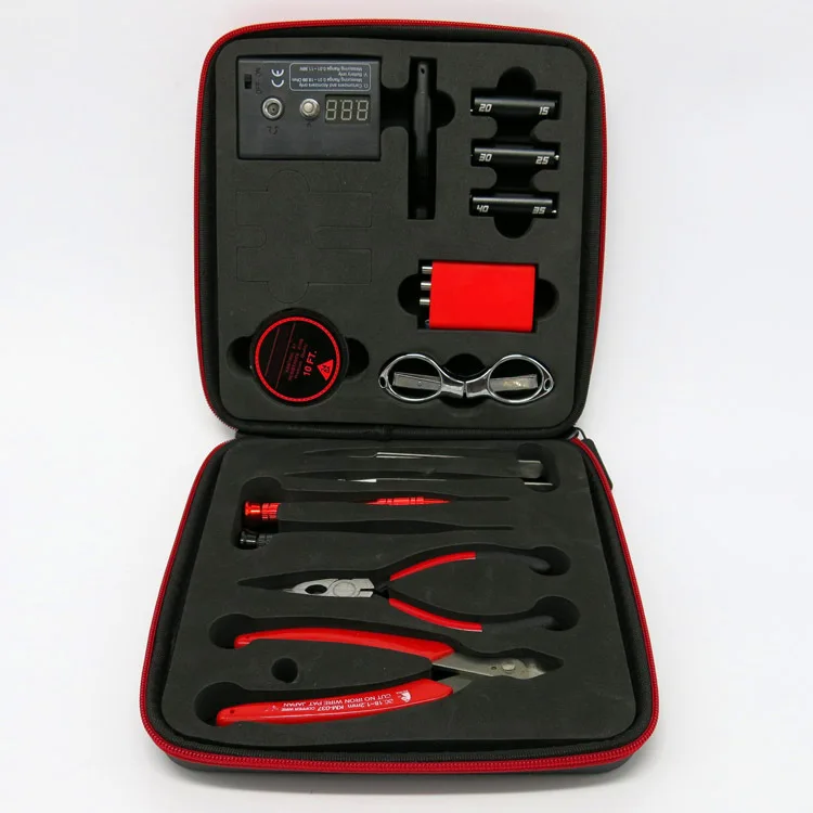 

CY00270 DIY Kit All-in-One Ceramic Tweezers Heat Wire Pliers Tool Bag 521 Mini Tab Scissors DIY Tool Case