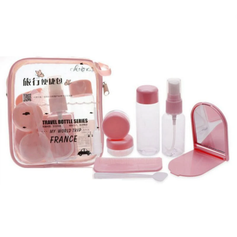 8 шт./компл. эссенсиал Путешествия Мини Пластик прозрачный пустой контейнер для