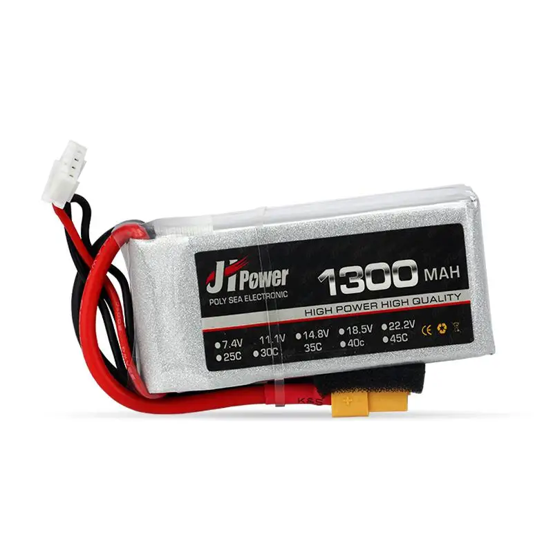 LeadingStar RC LiPo батарея 3S 11 1 V 1300mAh 45C для радиоуправляемый самолет Квадрокоптер