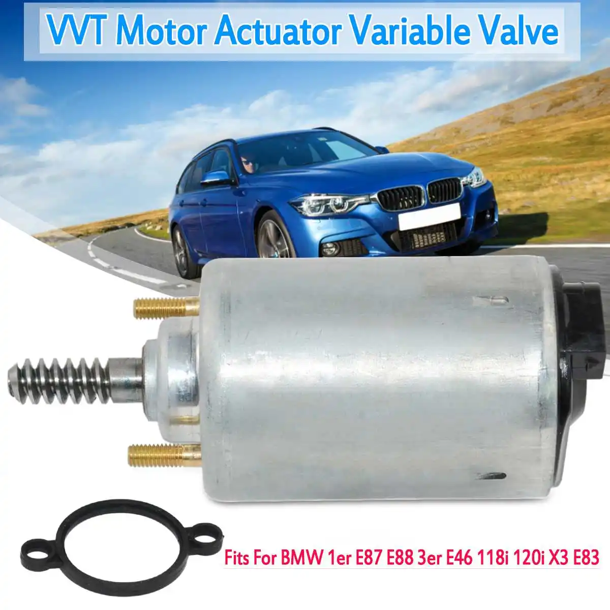 

VVT Motor Actuator Variable Valv For B.MW. 1/3/X1/X3/Z4 E87 E88 3er E46 118i 120i X3 E83 VVT Valvetronic Servo OEM 11377509295