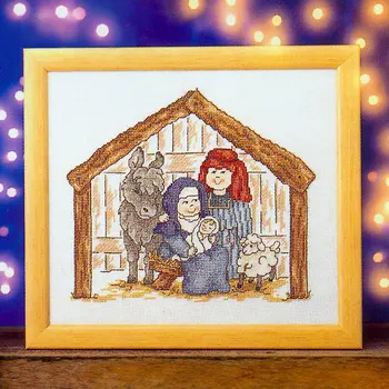 

Crazy40-1 DIY Homefun Cross Stitch Kit Packages Counted Cross-Stitching Kits New Pattern NOT PRINTED Cross stich Painting Set
