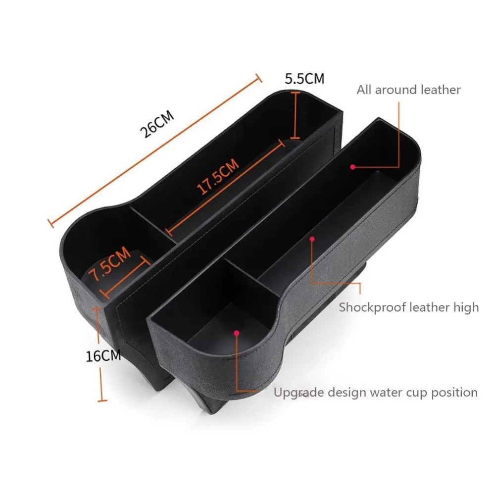 1 шт. левое и правое автокресло щелевые зазоры ящик для хранения ABS пластик Авто напиток для карманов органайзеры укладка уборки Универсальный