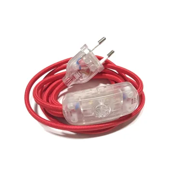 

Connection network textile 170cm with switch and plug