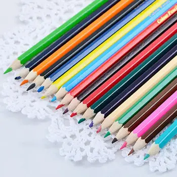 

12 Colors Natural Wood Colorful Pencils for Drawing Coloring Pen Art Tool Painting Stationery Office Accessories School