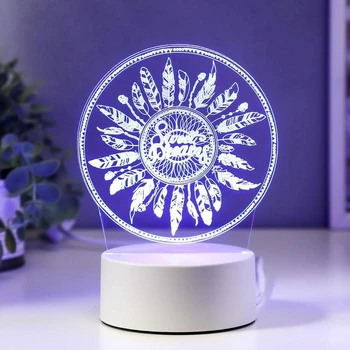 

Lamp "Feathers" LED RGB from the network 13x14.5 cm 5074811