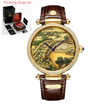 

new NEW LUXURY BRAND JADE WATCH AUTOMATIC MECHANICAL RELIEF CREATIVE HOT TOP GIFT BUSINESS MEN WATCHES CLASSIC PILOT 1963 WATCH