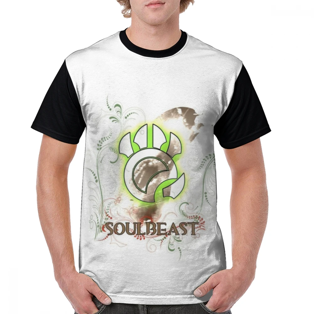 Футболка Guild Wars 2 футболка PoF-Ranger Soulbeast Guardabosques Bestialma Милая футболка с графическим принтом 6xl Пляжная футболка с принтом