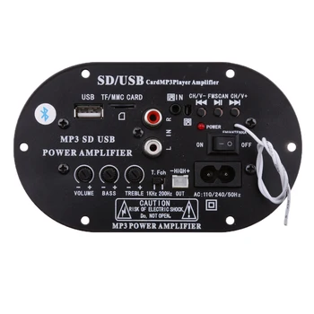 

Car Audio Bluetooth MP3 Player Amplifier Speaker FM Radio USB TF Input PCB