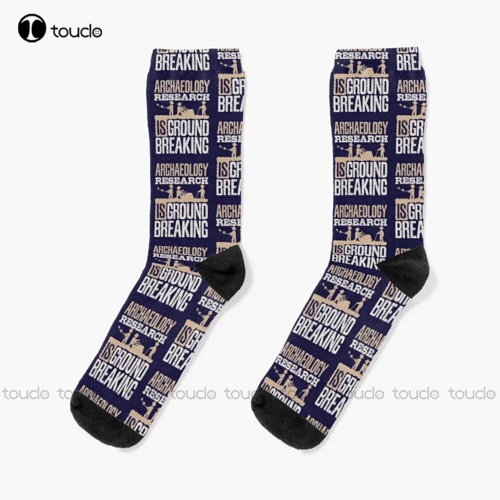 

Archaeology Research Is Groundbreaking Socks Mens Socks Crew Personalized Custom Unisex Adult Teen Youth Socks Fashion New