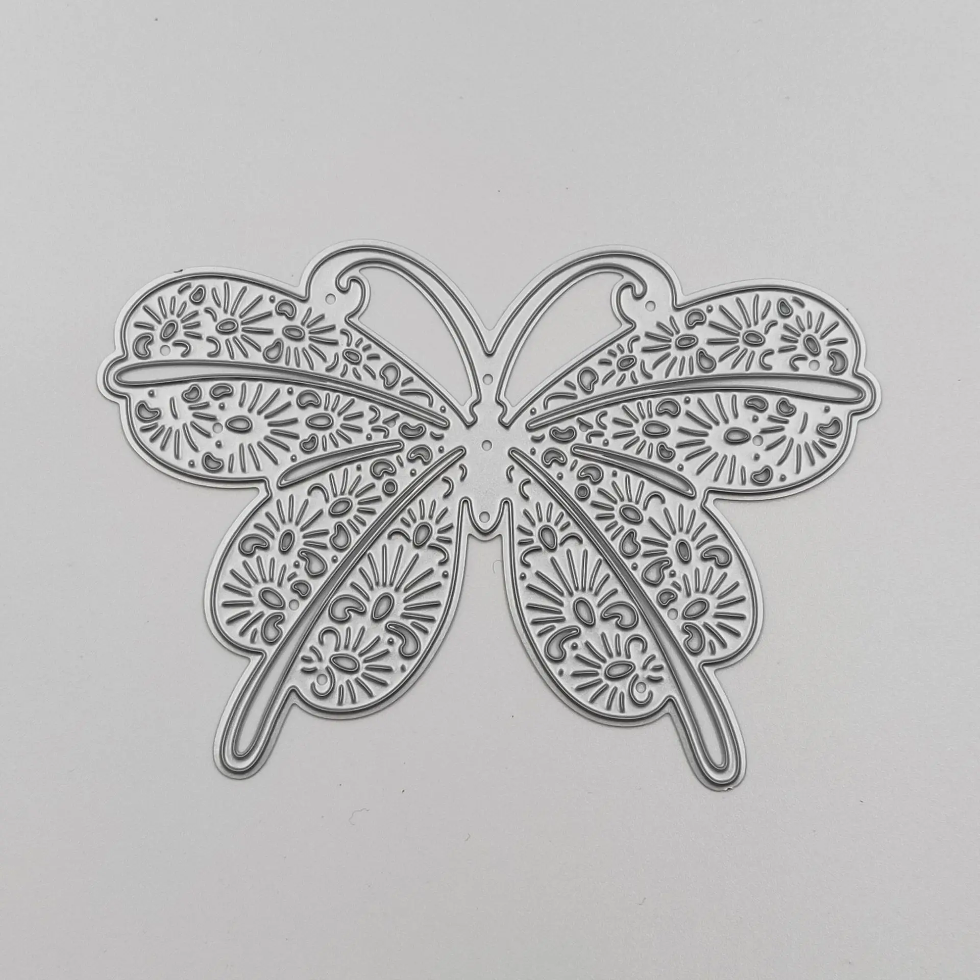C.10.1x7cm Пустотелая бабочка металл углеродистая сталь штампы diy тиснение для скрапбукинга режущие штампы дети плесень - Цвет: C.10.1x7cm