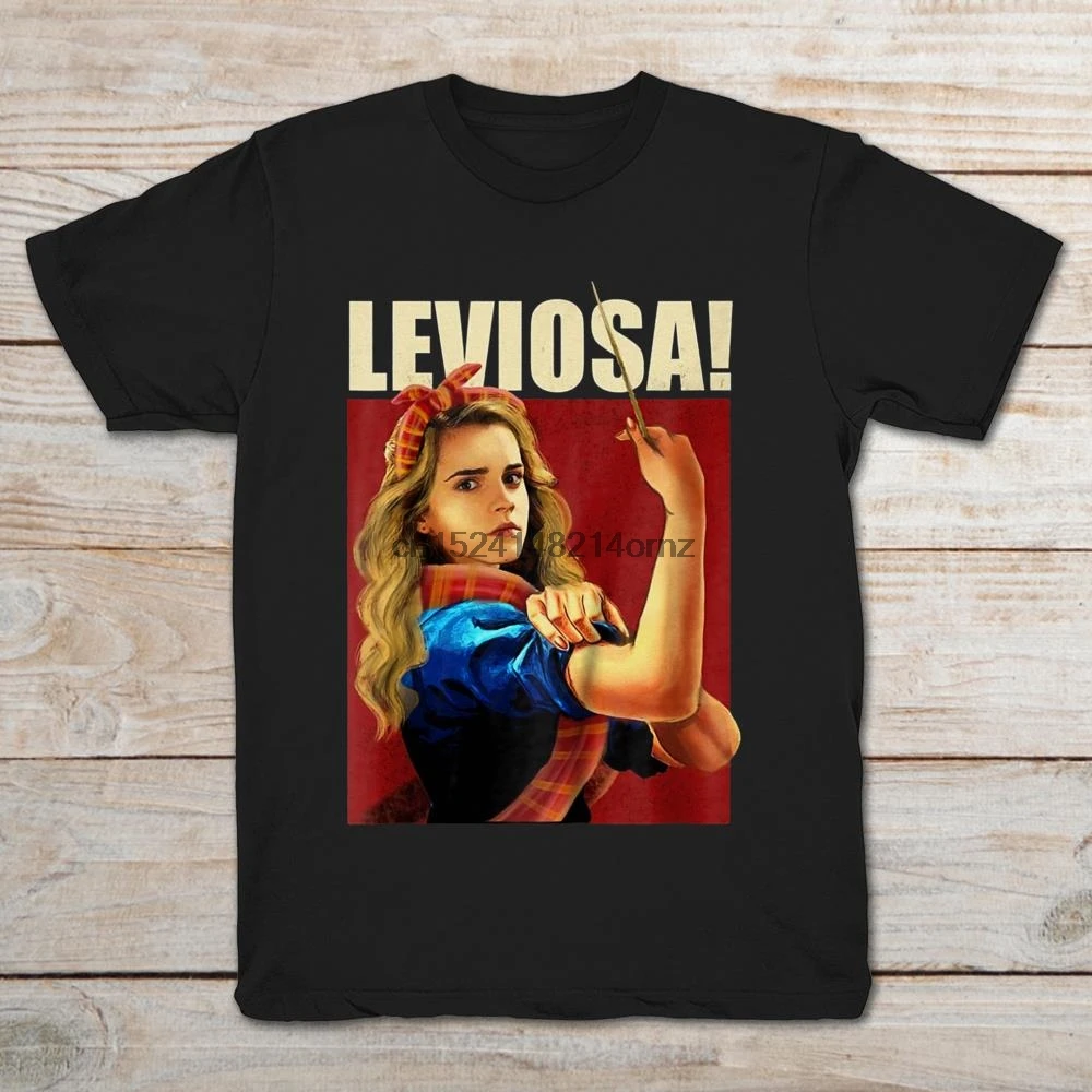 

Brand Hermione Wingardium Leviosa T-Shirt Men Short Sleeve T-Shirt