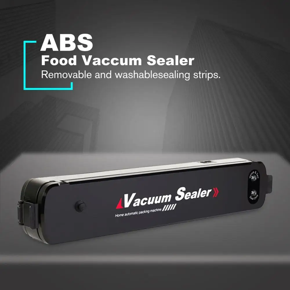 LP-11 220V/110V Vacuum Sealing Machine Home Best Vacuum Sealer Fresh Packaging Machine Food Saver Vacuum Packer+15Pcs Bags