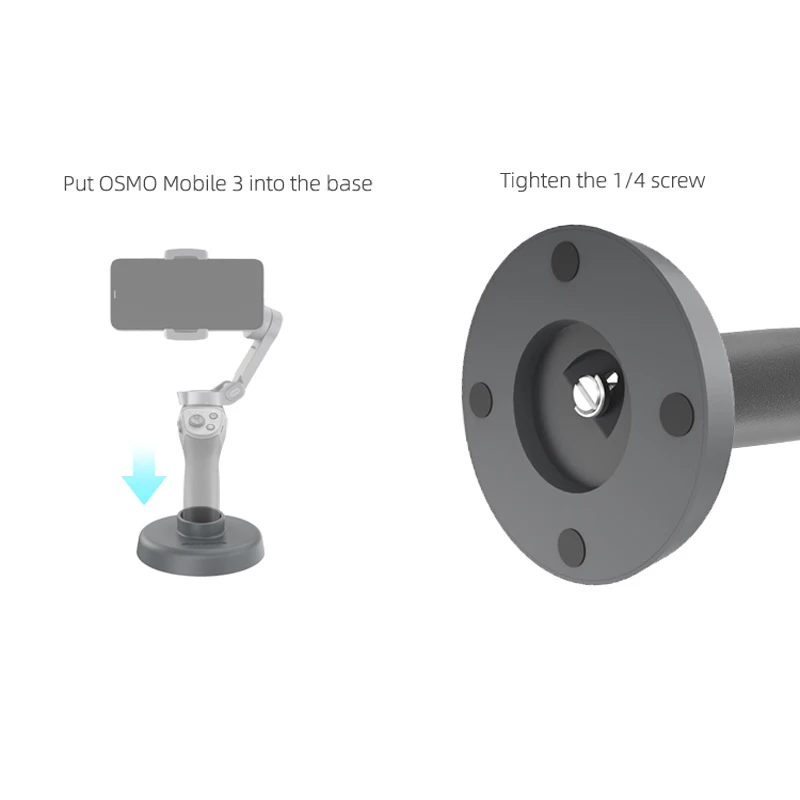 Настольная База крепление osmo 3 стабилизатор кронштейн стента для DJI Osmo mobile 3 карданный мобильный телефон портативные аксессуары