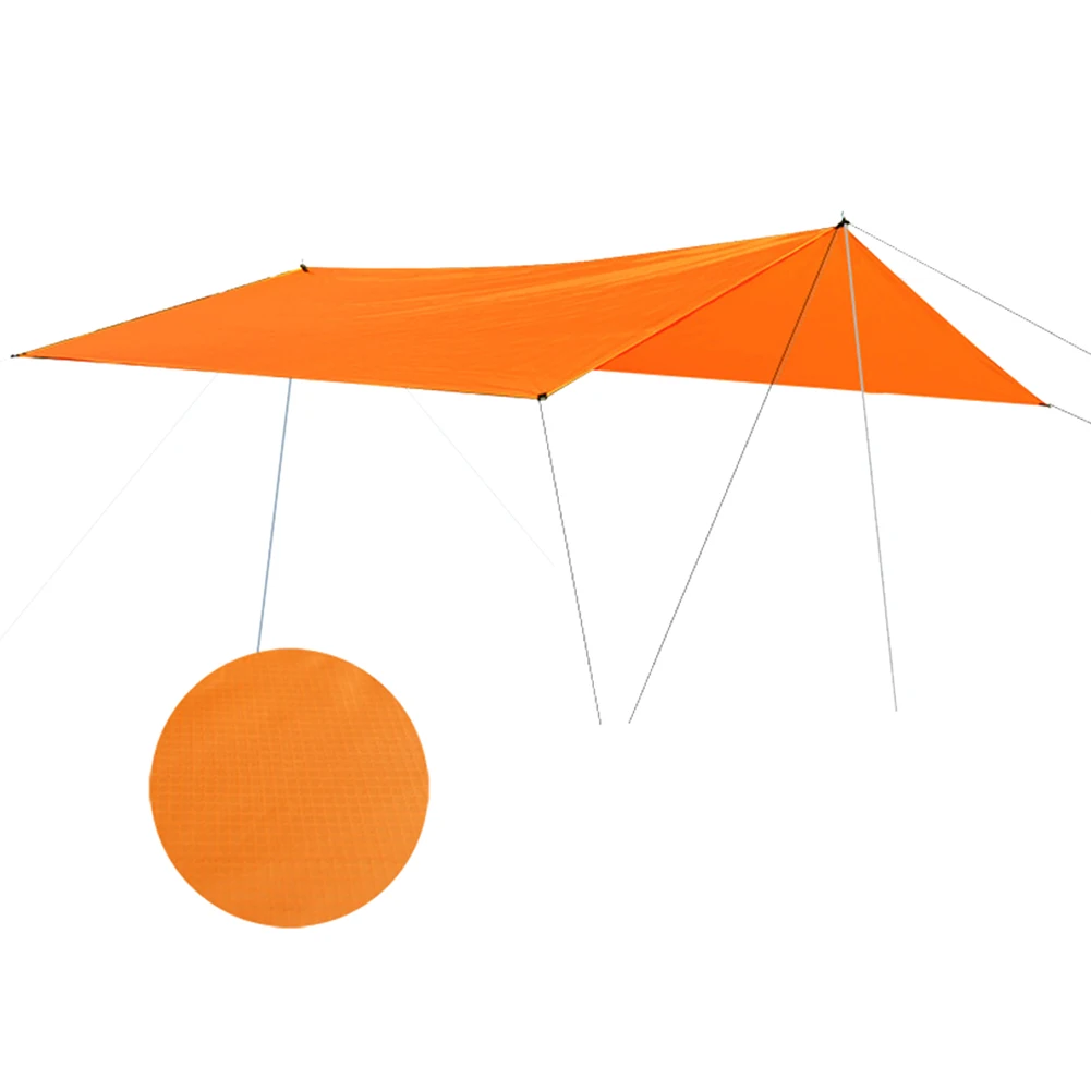 Водонепроницаемый тент солнцезащитный тент палатка с защитой от солнца брезент для наружного кемпинга пикника патио LXY9 - Цвет: Orange