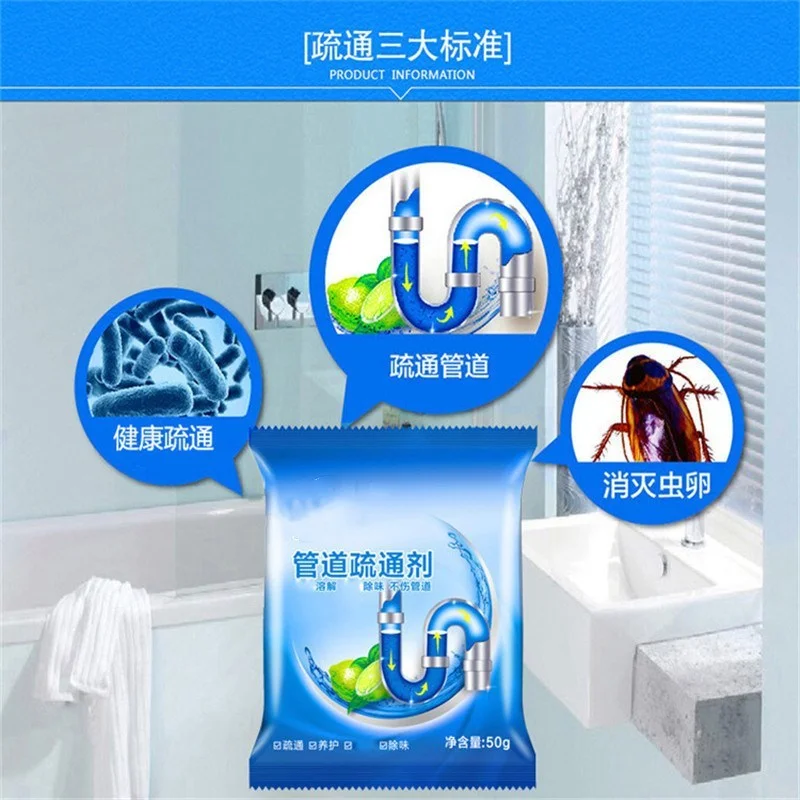 Drain Cleaner Drain Cleaning Tools Pipe Dredging Agent Pipe Cleaning Tool Pipe Cleaner Pipe Dredging Tools Pipe Dredging Tool 1Pcs Sewer Decontamination Cleaner Bathroom Bathtub Drain Cleaning Sticks Clog Remover Kitchen Sink Tool
