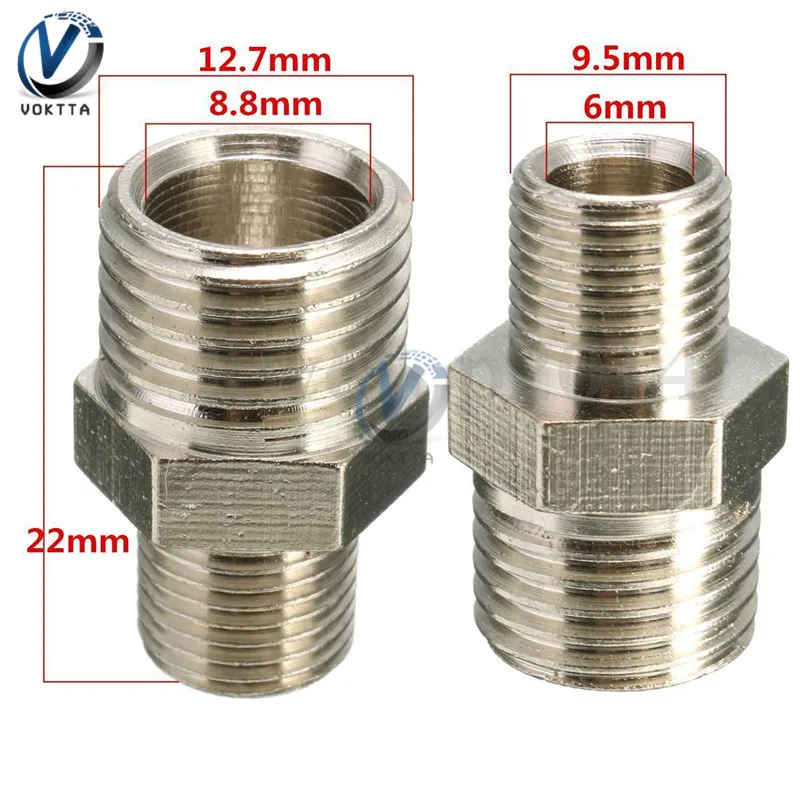 Airbrush hose connector 1/4