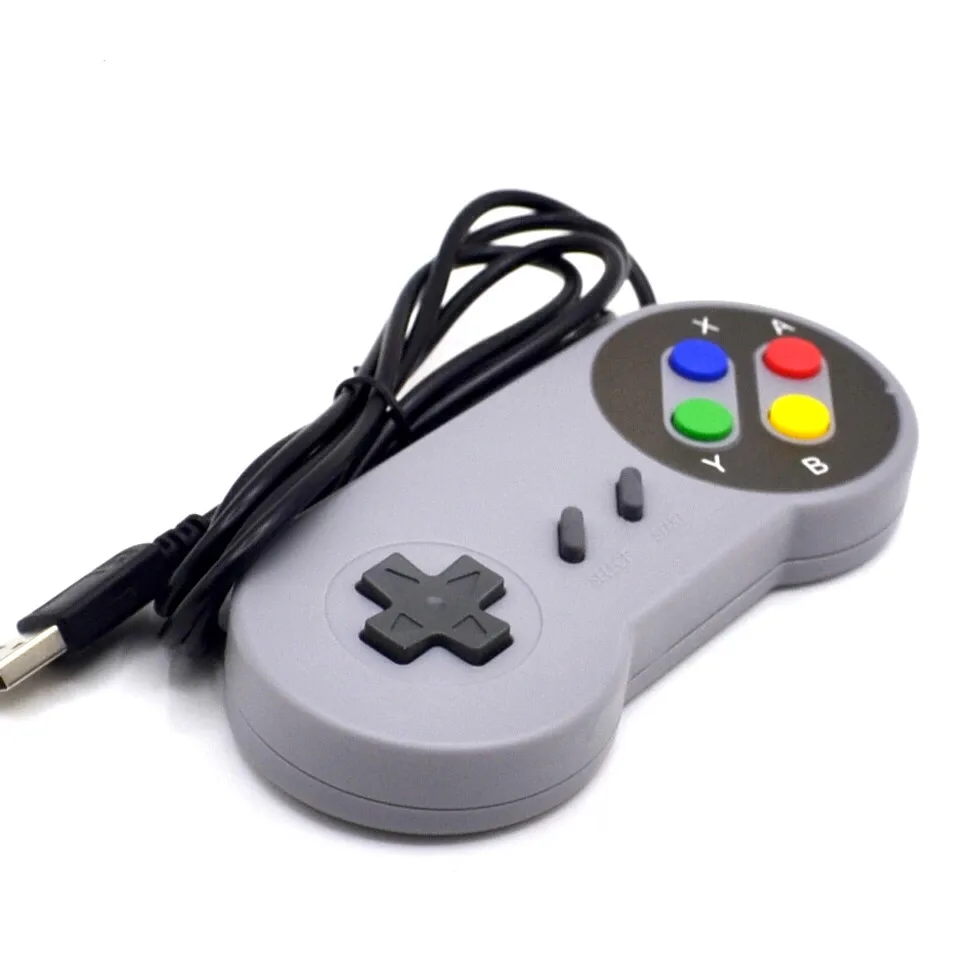 

Raspberry Retropi Game Console Remote Control Handle - Plug and Play - USB Handle, SNES Handle
