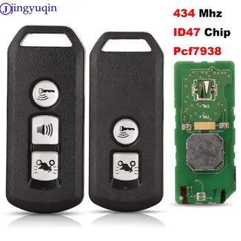 

jingyuqin Key shell For Honda PCX 150 hybrid X-ADV SH125 Scoopy SH300 Forza 125 2018 Motorbike key 434mhz ID47 pcf7938