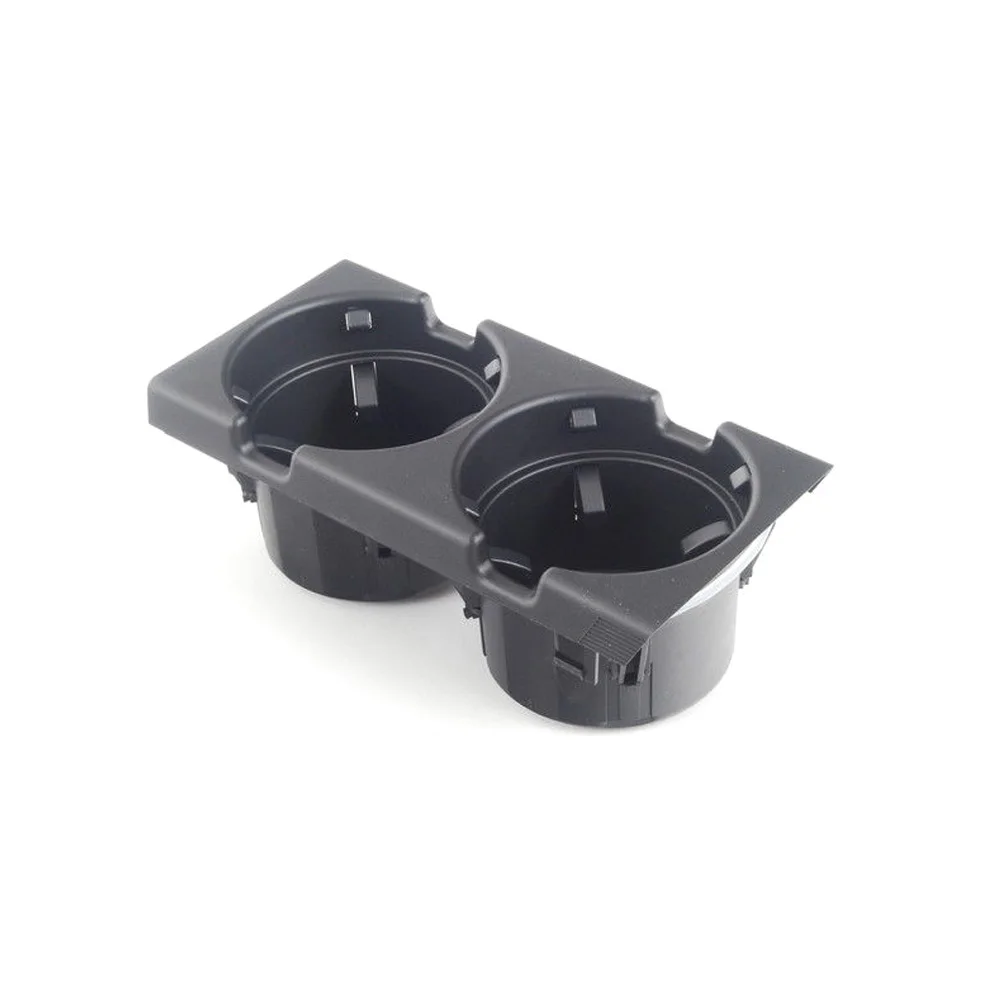GZ.H E46 H Front Console Dual Drink Cup Holder For 1999-2005 E46 3 Series 99-05 51168217953 - Название цвета: black
