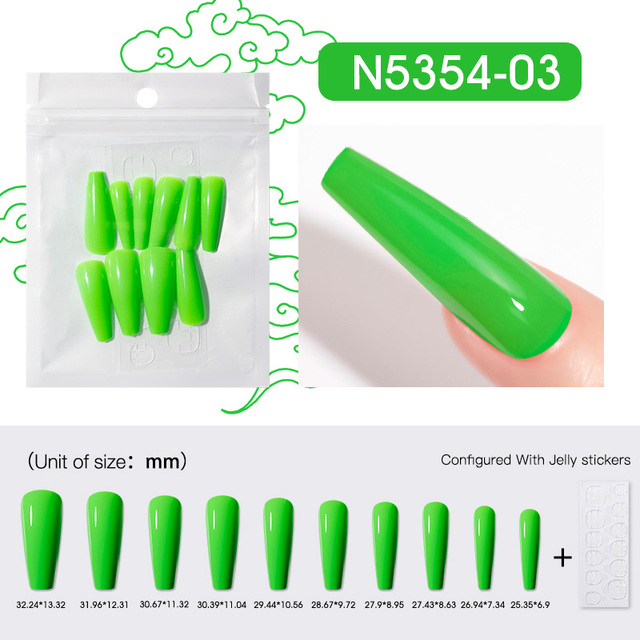 10PCS/LOT False Nail Color Artifical Fake Nails Art  All For Manicure Press On Nail Gel Tools Matt Gel Art Design
