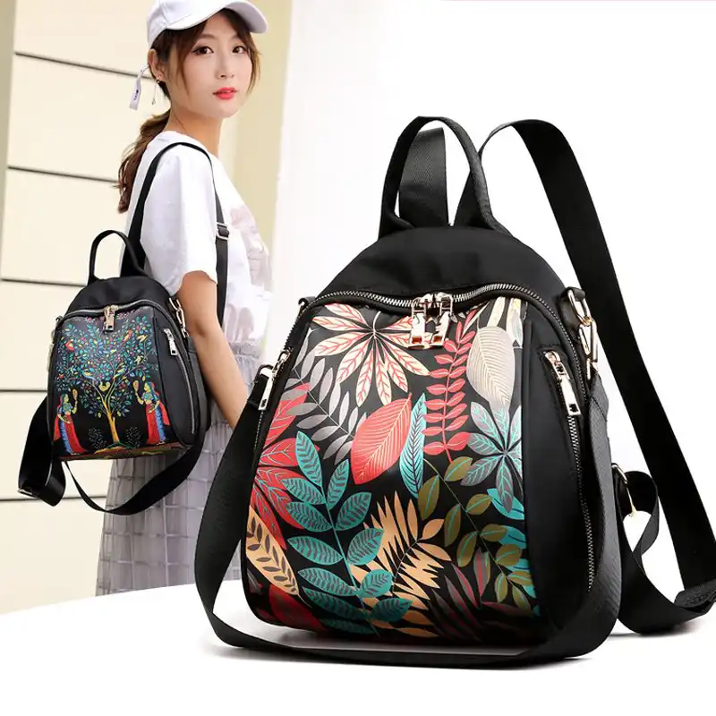 Bolso De Verano De Moda Mochilas Originales Para Mujeres Bolso Impermeable Multifuncion Para Ninas Bolso Con Patron Bolso Escolar Para Mujer De Viaje De Gran Capacidad Mochilas Aliexpress