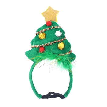 

Cute Novelth Polyester Dog Christmas Tree Hairband Adjustable Cosplay Supplies