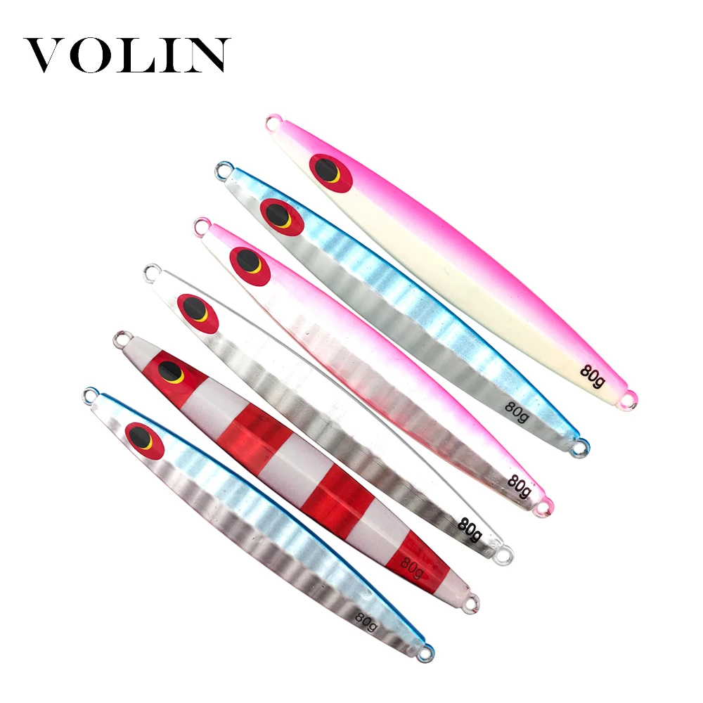 Приманка рыболовная VOLIN, металлическая, 40/60/80/110 г, 1 шт.