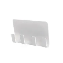 4 Hooks Holder Wall Mount Bracket Hanger Charger Easy For Universal Phone