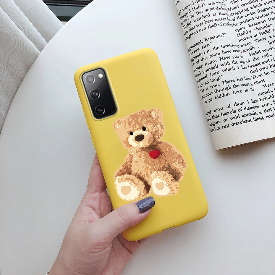 Cute Soft Silicone Back Cover Case for Samsung Galaxy S20 FE Fan Edition