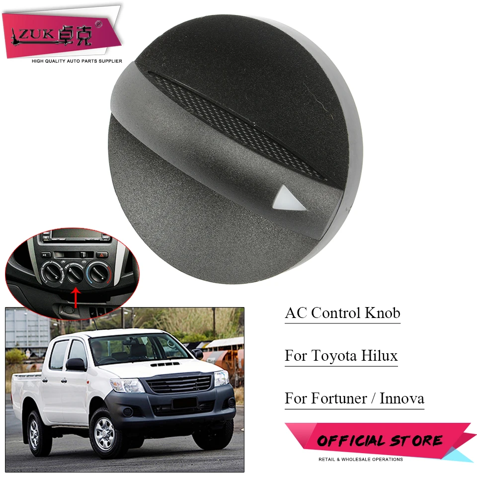 Zuk For Toyota For Hilux Fortuner Innova 05 12 Auto Heater Knob Control Key Button Air Condition Controller Oem 0k010 A C Heater Controls Aliexpress