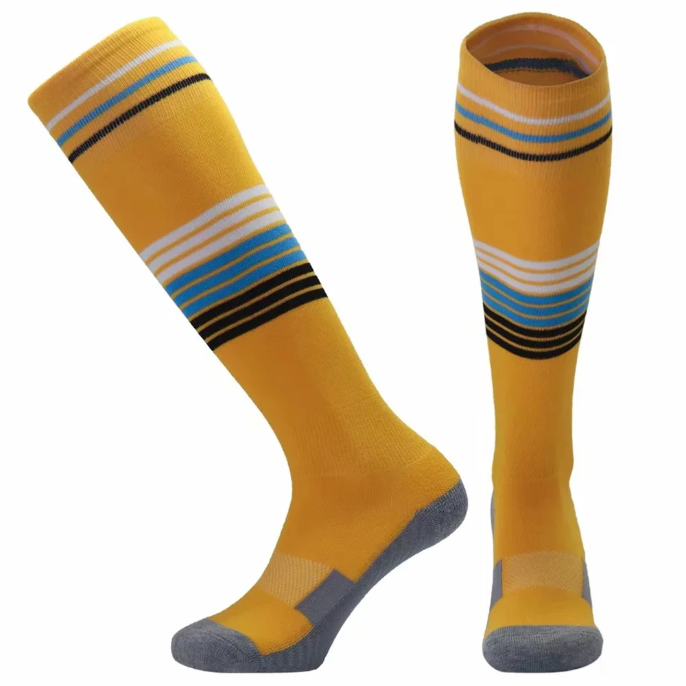 Kids Men Thick Cycle Socks Soccer racing Basketball Football Socks Breathable Knee Long Bike Volleyball Sock Leg Sox Stockings