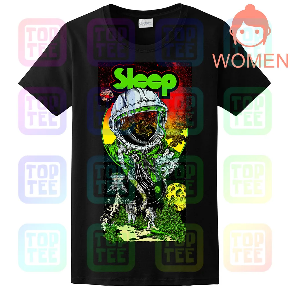 WOMEN-BLACK Футболка для сна Stoner Doom Metal Orange Goblin Electric Wizard Graphic Band Tee - Цвет: WOMEN-BLACK