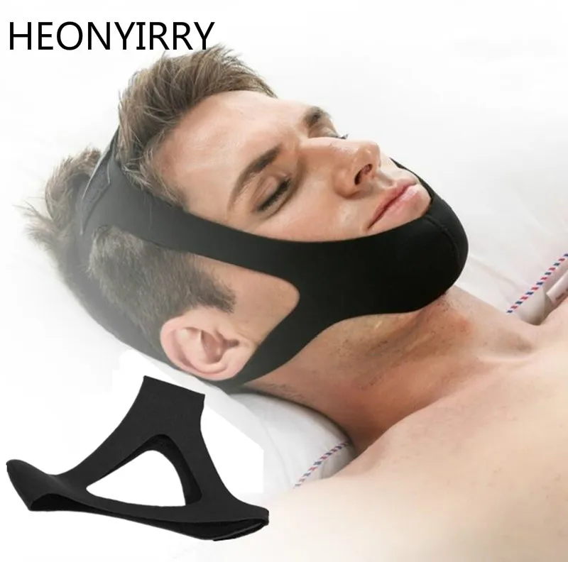 

Anti Snore Chin Strap Stop Snoring Snore Belt Sleep Apnea Chin Support Straps for Woman Man Night Sleeping Aid Tools Cpap Mask
