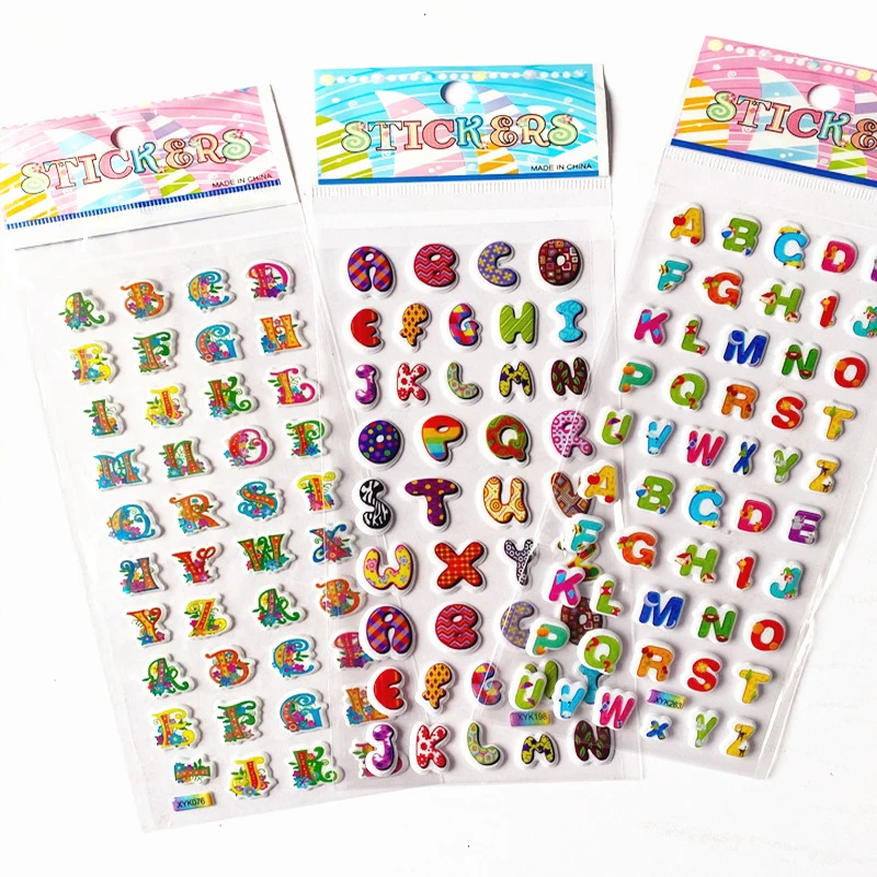 alphabet letters stickers – Compra alphabet letters stickers con envío  gratis en AliExpress version